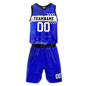 Tenue de basket-ball au design sportif moderne pour clubs, écoles et équipes. Tenue de basket-ball pour hommes. - Product Image 2