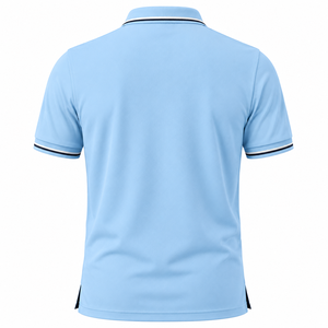 เสื้อเชิ้ตผู้ชายไซส์ใหญ่ ผ้าถักเรียบสีพื้น แห้งเร็ว ติดกระดุม โพลีเอสเตอร์/คอตตอน แขนสั้น สไตล์ลำลอง กอล์ฟ กีฬา ขายส่ง - Product Image 2