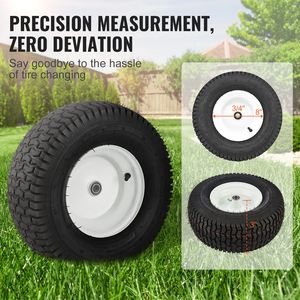 Parti e Accessori per Tosaerba, Pneumatici Tubeless per Trattore 16x6.5 8 Pollici, Confezione da 2, Pneumatici per Prato con Offset di 3 Pollici, Confezione da 2 - Product Image 3