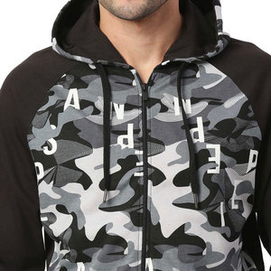 Sweat-shirt à capuche zippé uni pour homme, doux et chaud, veste décontractée de style athlétique avec capuche réglable pour les voyages et les activités de plein air - Product Image 3