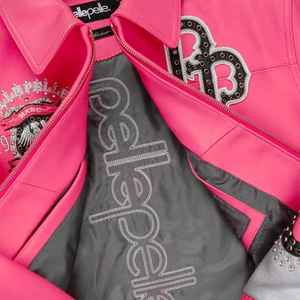 Chaqueta de cuero genuino para hombre, personalizada, gruesa, de moda, con cremallera media, de espuma de goma, de secado rápido, transpirable, para invierno - Product Image 3