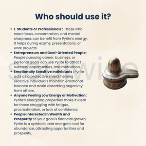 Pyrite Shivling Écologique Faite à la Main par Divine Solutions - Product Image 3