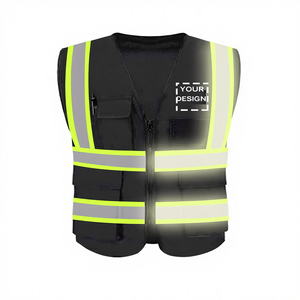 Gilet de sécurité réfléchissant réversible haute visibilité pour travaux routiers, gestion du trafic, entrepôt, usage estival et décontracté - Product Image 4