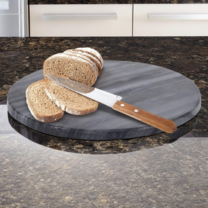 Household Kitchenware <b>Blacks</b> Marble Square Sustainable Cutting & Serving <b>Board</b> Premium Breakfast 1.5cm Thick Dishwasher Safe - Product Image 1