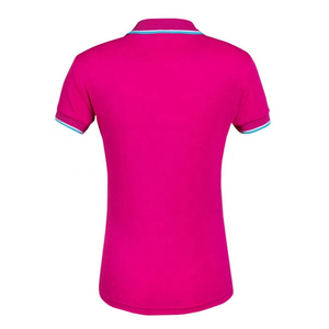 Camiseta Polo de Algodón para Mujer, Informal, de Manga Corta, a la Moda, con Logotipo Personalizado, Proveedor Mayorista, Tejido de Algodón Suave y Transpirable de Primera Calidad - Product Image 6