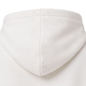 Sweat-shirt oversize blanc pour femme avec motif croix en strass, en molleton de coton premium, pull décontracté pour l'hiver, streetwear - Product Image 4