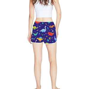 Nouvelle Collection 2026 – Short de Plage Femme Taille Haute Coupe Droite Sportif Imperméable avec Logo Personnalisé pour l'Été - Product Image 5