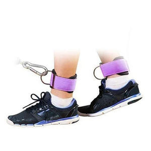 Sangles de cheville ajustables en néoprène sur mesure avec anneau en D pour musculation et fitness, compatibles avec les machines à câble - Product Image 3