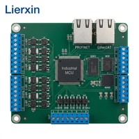 Carte mère de contrôleur logique programmable (PLC) industriel en argent immergé, 8 à 10 couches, matériau de base FR4 haute température, pour usage industriel