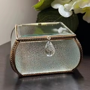 Stylish Metal Jewelry <b>Box</b> Organizer Storage for Rings <b>Earrings</b> Necklace Accessories Dressing Table - Product Image 5