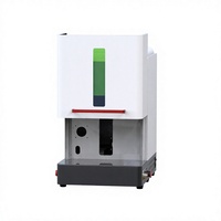 Máquina de Marcado Láser de Fibra de 50W Tipo Cerrado Pequeña, Serie SCF, Grabado Profundo en Metal, Marcado Industrial de Hardware