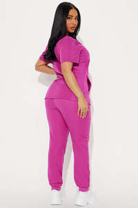 Conjuntos de Uniformes Médicos al por Mayor, Unisex, para Doctores y Enfermeras, Camiseta con Cuello en V, Pantalones, Dos Piezas, Lona, Logotipo Personalizado, Hospital - Product Image 2