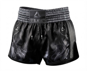Pantalones Cortos de Muay Thai Stalwart, Diseño de Flor de Cerezo, Poliéster y Algodón, Secado Rápido, Ecológicos, Duraderos, para Todas las Estaciones, Artes Marciales - Product Image 2