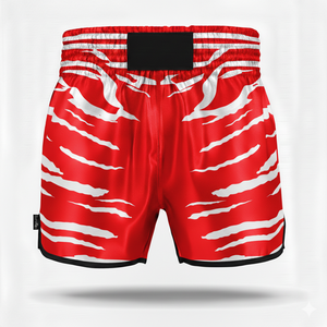 Ropa de Boxeo Tailandés Sublimada Directo de Fábrica para Torneos, Pantalones Cortos de Boxeo, Pantalones Cortos de Kickboxing y Muay Thai para Niños - Product Image 4
