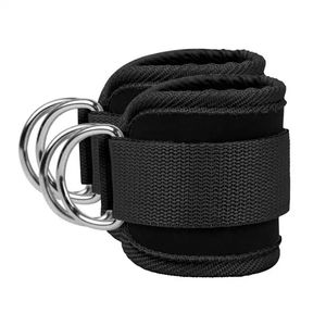Novedad 2026: Correa de tobillo al por mayor con doble anillo ajustable y cierre de anillo en D para levantamiento de pesas en gimnasio, transpirable y ecológica. - Product Image 2
