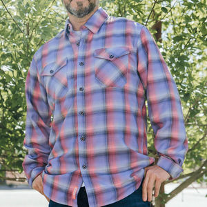 Chemise en flanelle à carreaux pour homme à prix raisonnable, manches longues, boutonnée, décontractée, 100% coton, vêtements d'automne décontractés, chemises en flanelle - Product Image 2