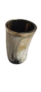 Cuerno Vikingo para Beber, Hecho a Mano con Cuerno Natural de Búfalo, Ecológico, Duradero, Apto para Alimentos, Mitología Nórdica, Copa Medieval para Cerveza - Product Image 4