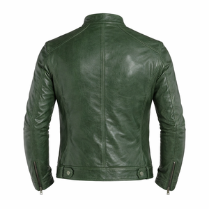 Chaqueta de Cuero para Motociclistas de Alta Calidad, Personalizada, Estilo Clásico, Forro Transpirable, Proveedor de Chaquetas Abrigadas para Exteriores - Product Image 2
