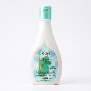 Savon corporel et gel douche aux herbes, mousse de douche moussante, shampoing pour le bain et les soins capillaires 220ml, parfum boisé Feng Shui - Product Image 1