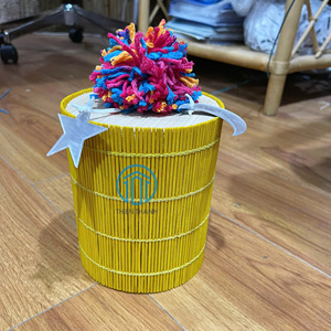 Hot Design for <b>Eid</b> Garangao Gergean <b>Gifts</b> Dates Chocolates and Decor Stunning Handmade Bamboo Ramadan <b>Box</b> - Product Image 3