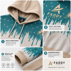 Premium Custom Sublimation Printed <b>Men</b> Sports <b>Hoodie</b> Drip Paint Design Fleece Hooded Sweatshirt Wholesale Streetwear Pullover - Product Image 4