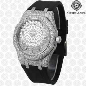 Reloj de Cristal de Lujo para Mujer Charm Jewells, Analógico de Cuarzo, Correa de Acero Inoxidable, Esfera Redonda de 38 mm, Estilo Joyería de Moda - Product Image 4