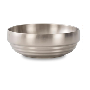 ชามทรงกลมทองเหลืองชุบเงินคุณภาพดีเยี่ยมสำหรับเสิร์ฟอาหาร ตกแต่งสำหรับครัว บ้าน งานเลี้ยง ร้านอาหาร - Product Image 2