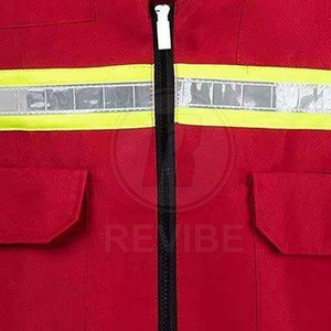 Gilet de sécurité haute visibilité réfléchissant et respirant de qualité supérieure pour les travailleurs, avec logo personnalisé, en tissu polyester/nylon certifié, vêtements de travail - Product Image 6