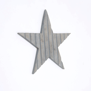 Decorazione da Parete in Legno a Forma di Stella 19x19" Personalizzabile, Insegne in Legno Artigianali - Product Image 3