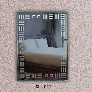 Decorative Frameless Designer <b>Mirror</b> Frosted Etched Wall-Mounted Art Decor Eco-Friendly <b>Lightweight</b> - Product Image 6