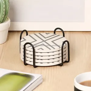 Posavasos Cuadrado Ecológico de Resina Casglow Heritage con Diseño Moderno Hecho a Mano para Tazas de Café y Vasos - Product Image 2