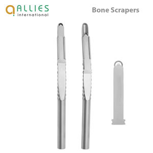 Raspador de Implantes Dentales de Acero Inoxidable de Doble Extremo de Calidad Premium, Raspador Manual de Hueso - Product Image 3