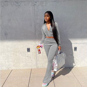 Ensemble de survêtement deux pièces en velours coréen pour femme, avec pantalon large à capuche, idéal pour le sport, les loisirs et la maison - Product Image 4