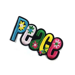 Patch brodé alphabet coloré, thermocollant, motif lettre décoratif pour vêtements - Product Image 4