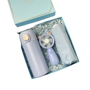 Caja de Regalo con Logotipo Personalizado, Lujosa y Ecológica, 3 en 1: Taza de Café, Paraguas y Ventilador, para el Día del Padre, Año Nuevo, Bodas, Cumpleaños - Product Image 1