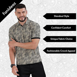 Vente en gros de polos brodés bon marché pour café simple tendance T-shirt polo personnalisé à prix raisonnable pour hommes - Product Image 4