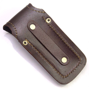 Handmade Leather Pouch For Folding Knives Premium Full Grain Leather Folding Knife Holder Durable Belt Sheath Everyday Carry - Product Image 3