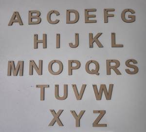 Premium Polished Durable Wooden Alphabet Letter Personalized Antique DIY Crafts <b>Rustic</b> Wall <b>Decor</b> for <b>Home</b> & Office - Product Image 6