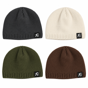 OEM Custom Autumn <b>Winter</b> Jacquard Knitted <b>Hat</b> for <b>Men</b> Women Designer Bonnet Character Pattern Warm Gorras Cuffed Beanies Y2K USA - Product Image 2