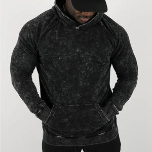 Sudadera con Capucha de Corte Holgado con Lavado Ácido, Sudadera de Algodón Personalizada con Lavado Vintage, Ropa Urbana para Uso con Logotipo - Product Image 5