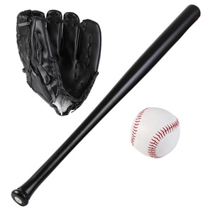 Hot Selling Professional Wholesale Wooden <b>Baseball</b> Bat Set With Mittens - Product Image 6