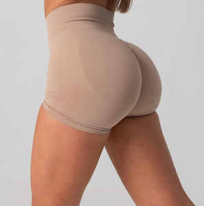 Legging de yoga taille haute sans couture pour femme, effet push-up, style cycliste, short de sport pour la gym - Product Image 4