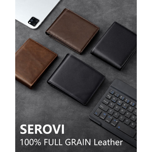 Men's Fashion <b>Business</b> Bifold <b>Wallet</b> Retro Short Handmade Multi <b>Card</b> Holder Genuine Leather Cotton Crocodile Open 4 Inch High - Product Image 3