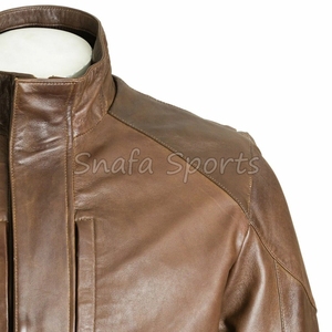 <b>Long</b> Shearling <b>Leather</b> <b>Jacket</b> For Men with Solid Design Handmade Winter <b>Jacket</b> Outdoor Winter Warm Thick Sheepskin <b>Jackets</b> - Product Image 3