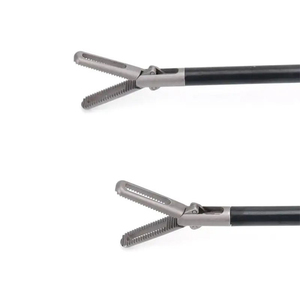 Pince laparoscopique articulée à double action, à embout conique, à mâchoires en carbure diamanté - Product Image 2