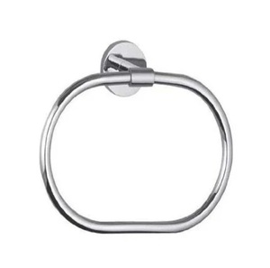 Porte-serviettes et support mural de luxe en fer robuste, non pliable, antirouille pour salle de bain - Product Image 6