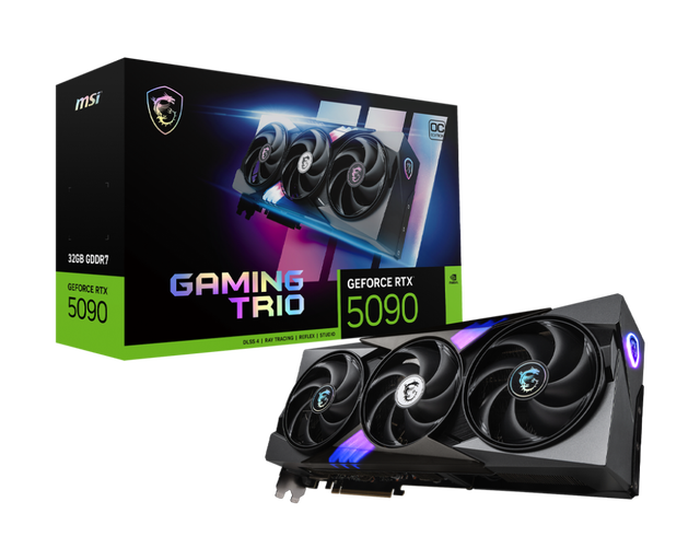 RTX 5090 GAMING TRIO OC 32GB GDDR7 512 Bit MXM PCI Express Workstation/Desktop/Laptop Fan-Cooled New Generation GPU