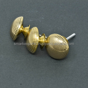 Tirador de cajón de latón adornado, tirador de Metal decorativo de estilo moderno Vintage para muebles de madera, armarios, armarios y cajones - Product Image 5