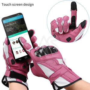 Guantes Profesionales de Cuero para Carreras de Invierno con Control Mejorado, Diseño Antideslizante de Dedos Completos para Deportes y Carreras - Product Image 4