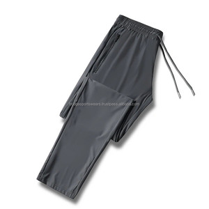<b>Mens</b> Custom <b>Jogger</b> Sweatpants Washed Loose Fit 100% <b>Polyester</b> Canvas Drawstring - Product Image 5